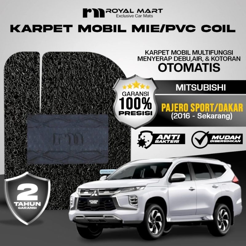 ROYAL MART Karpet Mobil Mie Premium Mitsubishi Pajero 2009-2015 Full Set Bergaransi