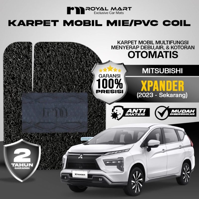 ROYAL MART Karpet Mobil Mie Premium Mitsubishi Xpander 2016-Sekarang Full Set Bergaransi