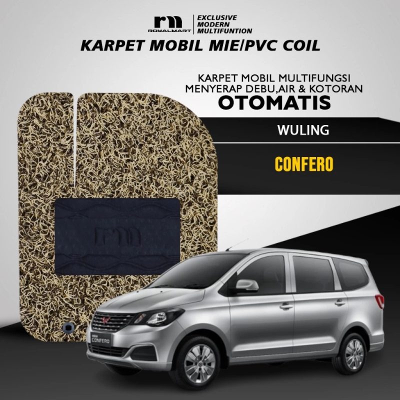 ROYAL MART Karpet Mobil Mie Premium Wuling Confero Full Set Bergaransi